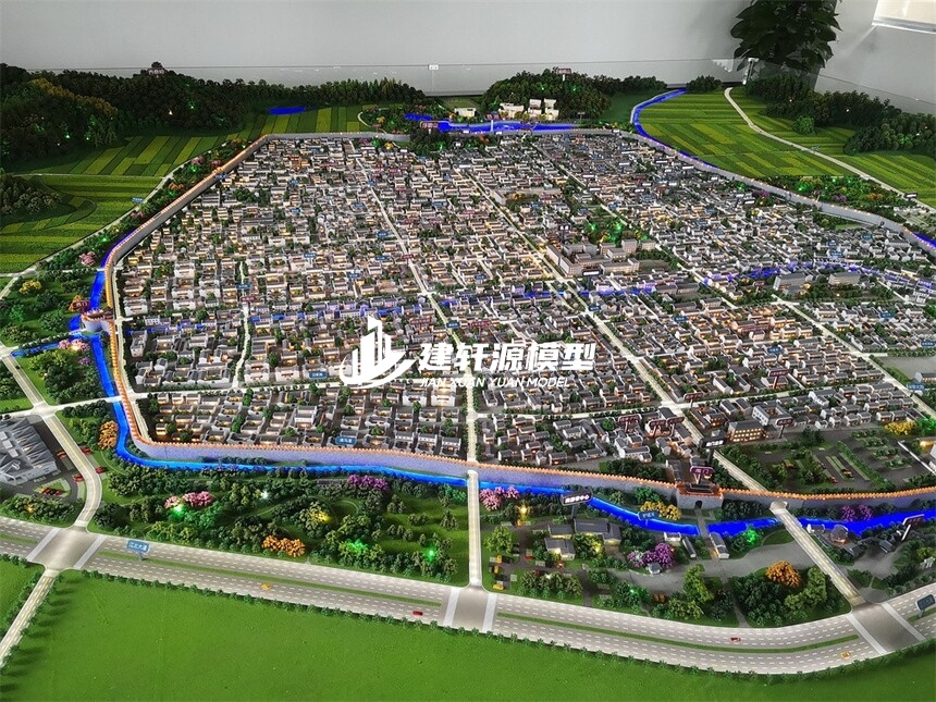 大竹城市规划模型