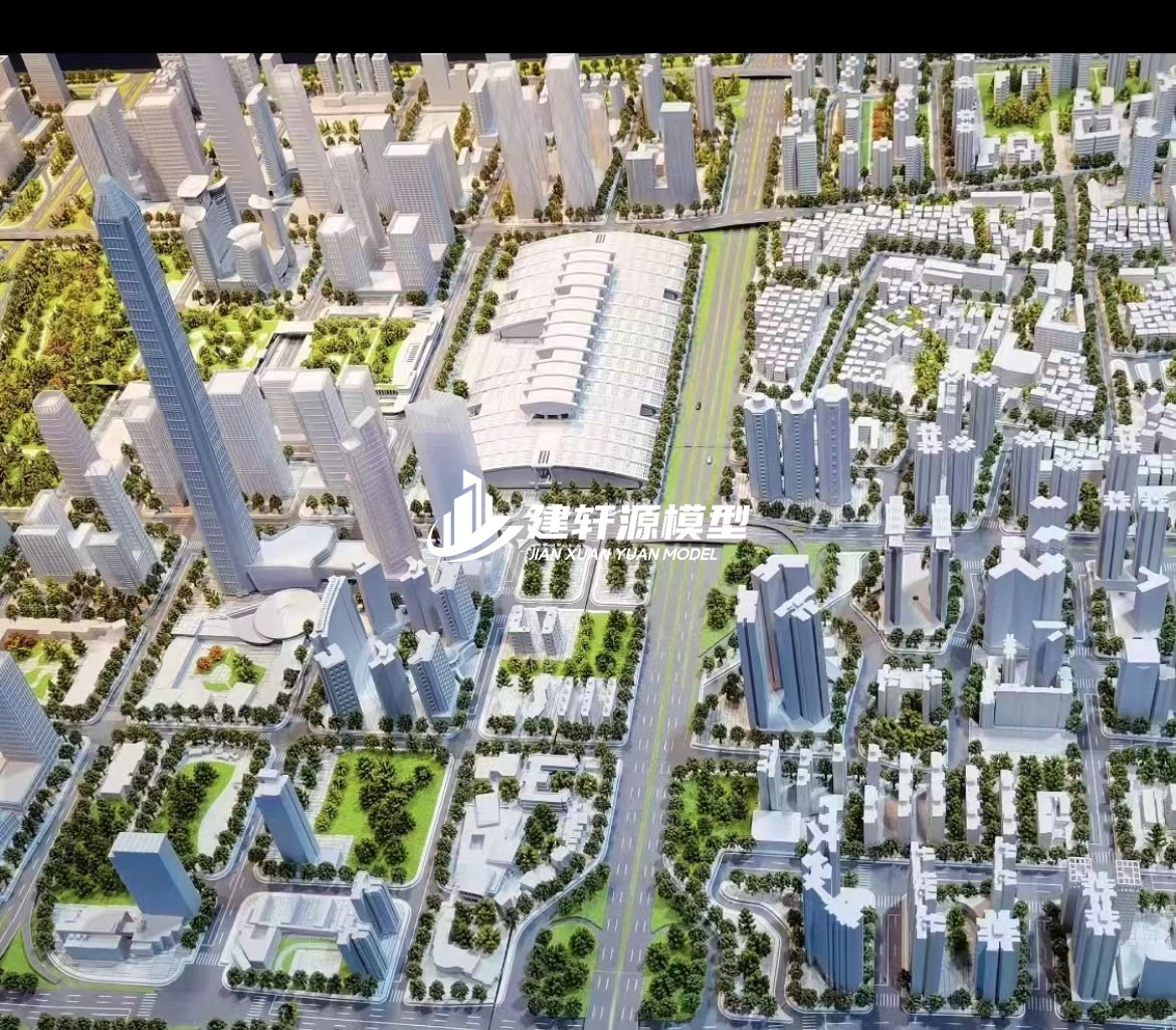 大竹城市规划模型