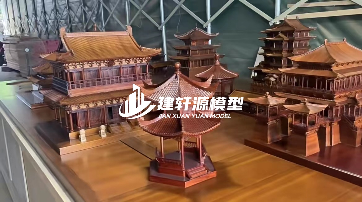 大竹古建模型制作